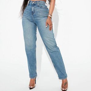 Fashion Nova ~ I Got It From My Mama high waist mom jeans medium wash